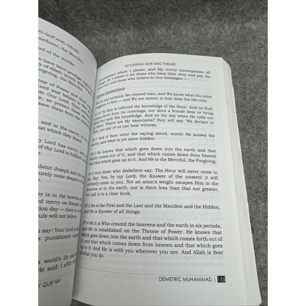 Manhood Principles, Parables, Concepts and Characteristics from the Holy Qur'an