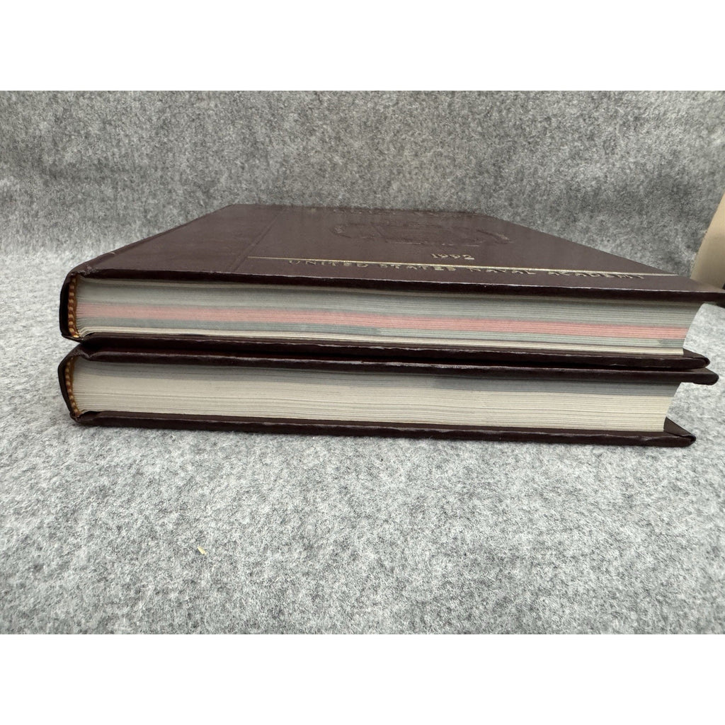 1992 Lucky Bag United States Naval Academy 2 Vol Set HC