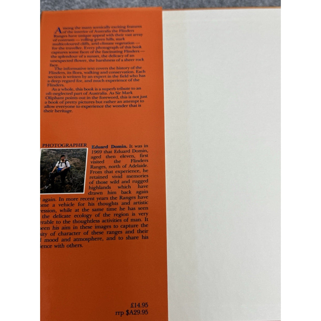 Flinders Ranges Australia Portrait Photography Eduard Domin Hardcover DJ