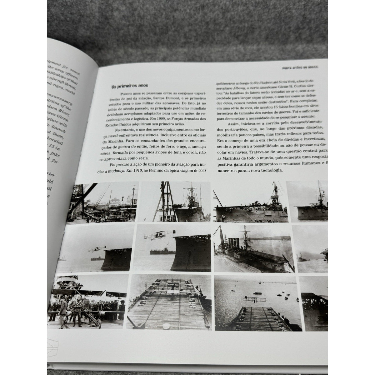 Brazilian Aircraft Carriers Porta-Avioes do Brasil 2012 Inscribed Navy HC
