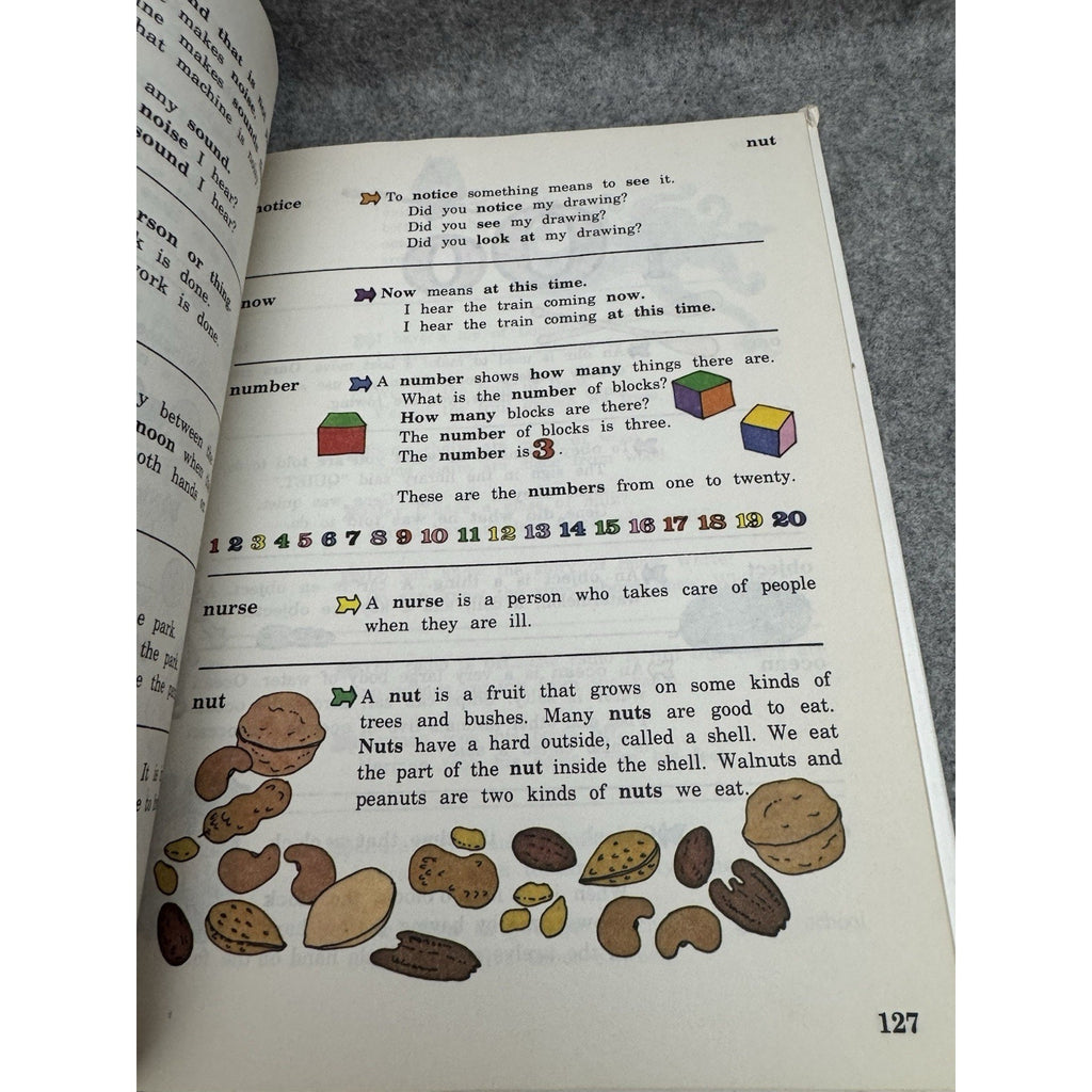 The First Dictionary 1977 Banner Press Vintage Children’s Picture Dictionary