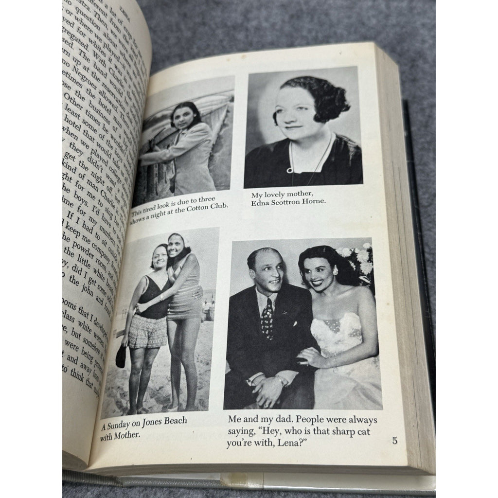Lena Horne Autobiography Richard Schickel Vintage Hardcover Dust Jacket