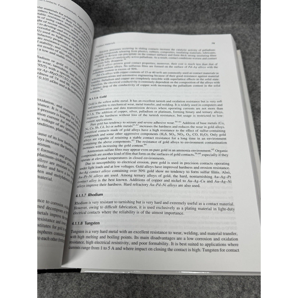 2007 Electrical Contacts Fundamentals Applications Technology 1st Ed CRC Press