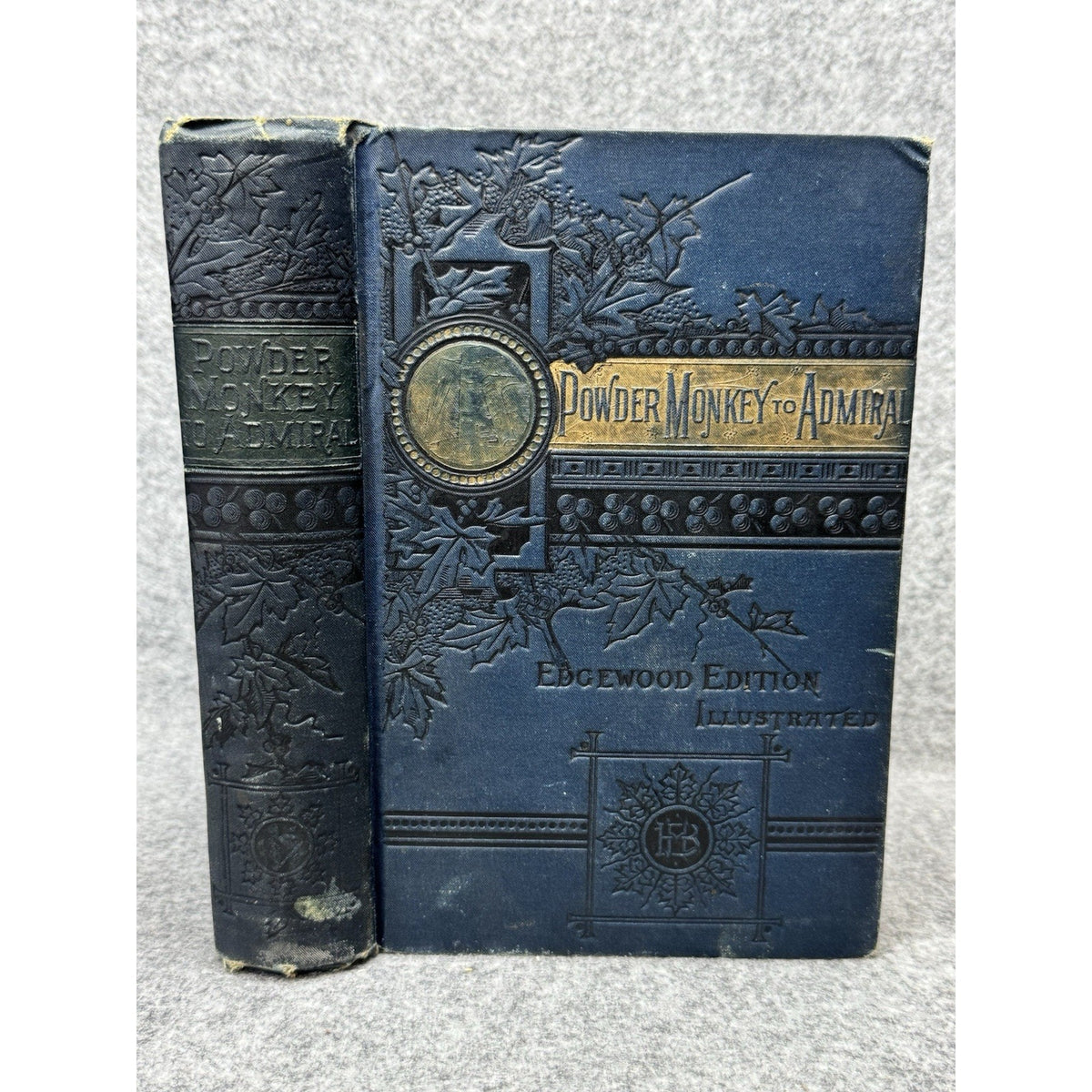 Antique c1890 From Powder Monkey to Admiral W.H.G. Kingston Illustrated