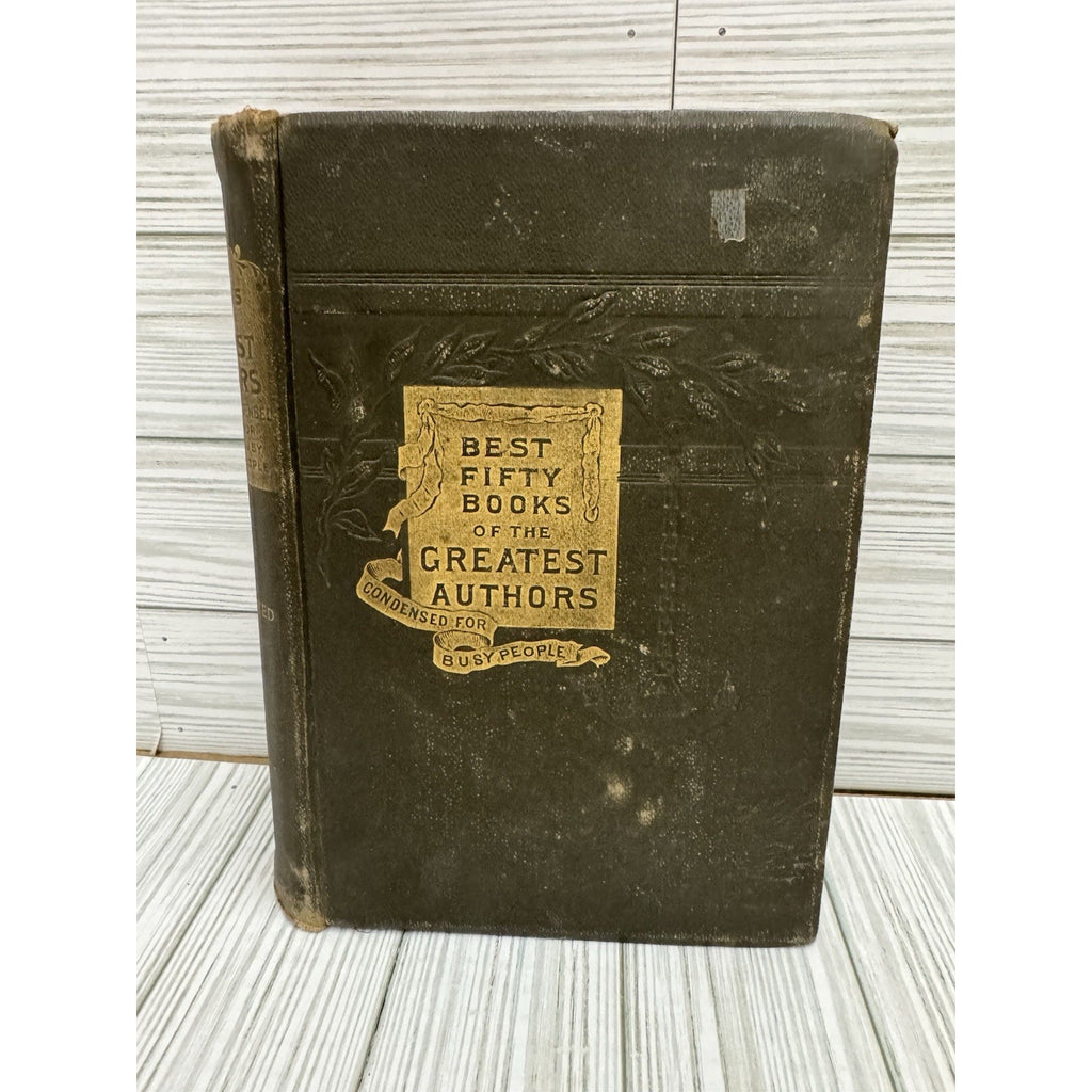 Best Fifty Books Greatest Authors 1895 Davenport Illustrated HC