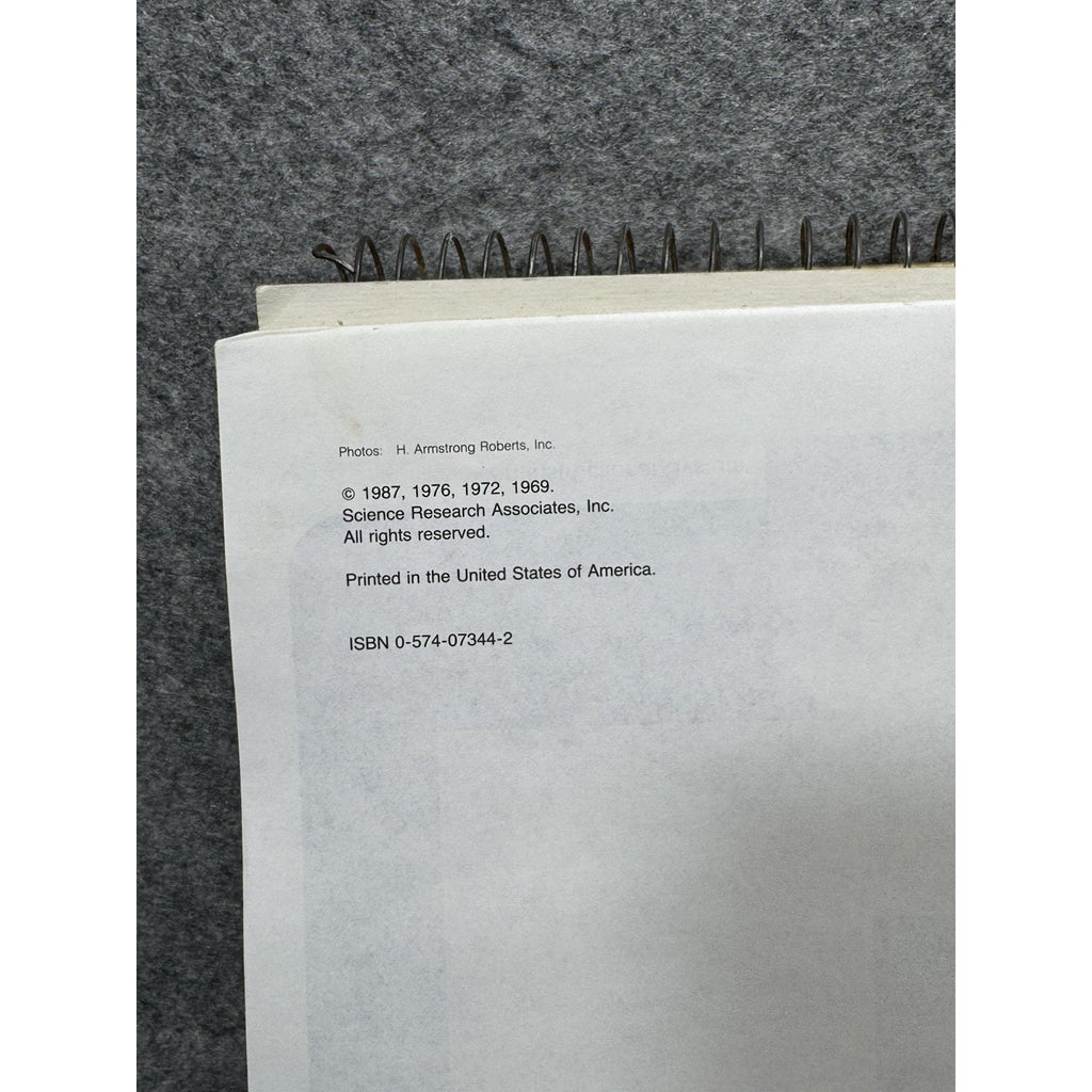 1987 Distar Language 1 Presentation Books C & D SRA Engelmann Spiral Set
