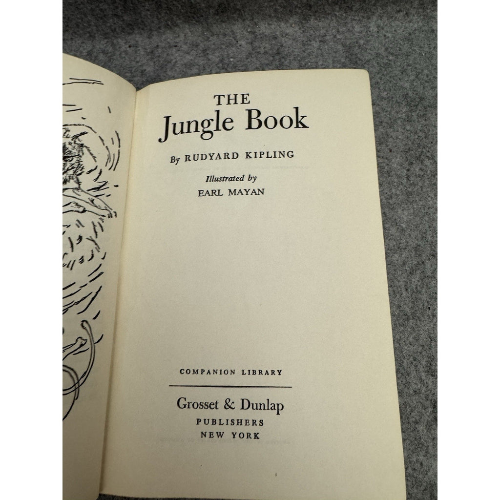 1963 Jungle Book & Wizard of Oz Companion Library HC Kipling Baum