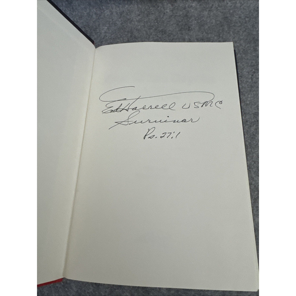Out of the Depths by Edgar Harrell | Signed Hardcover (2005)