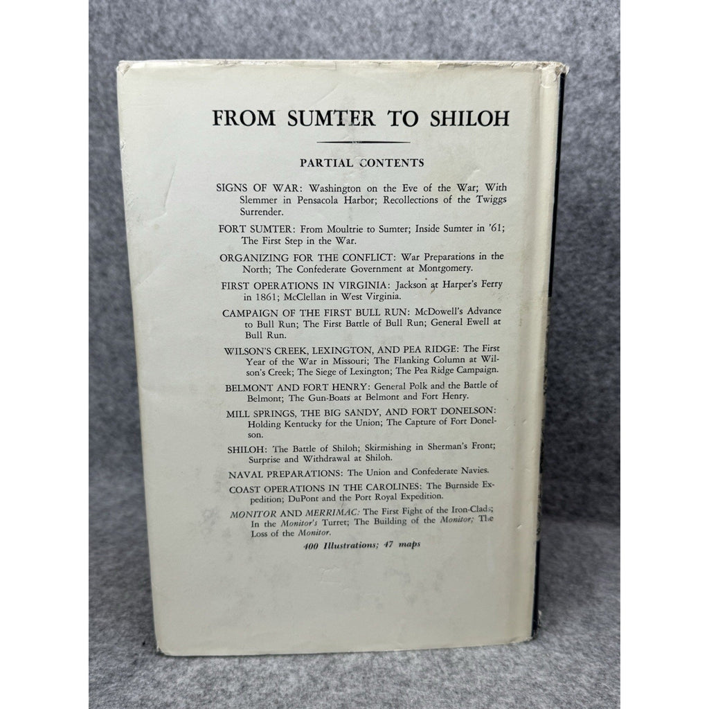 1956 From Sumter to Shiloh Battles & Leaders Civil War Vol 1 Hardcover