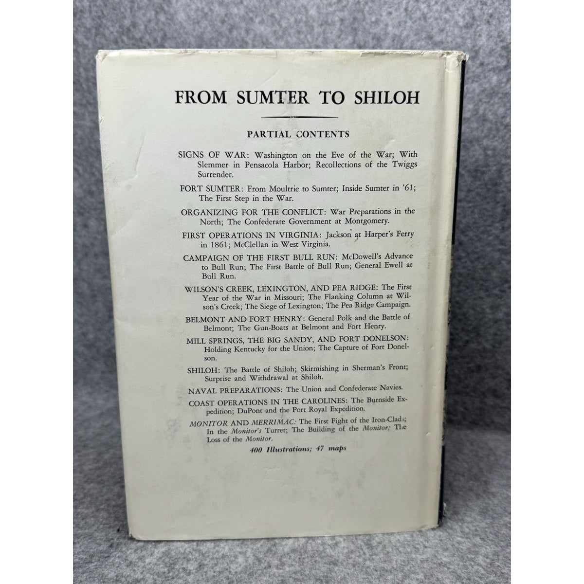 1956 From Sumter to Shiloh Battles & Leaders Civil War Vol 1 Hardcover