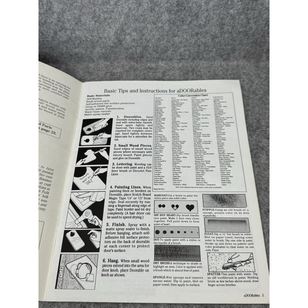 aDOORables Julie McGuffee 1994 Door Hanger Painting Patterns 24 Designs