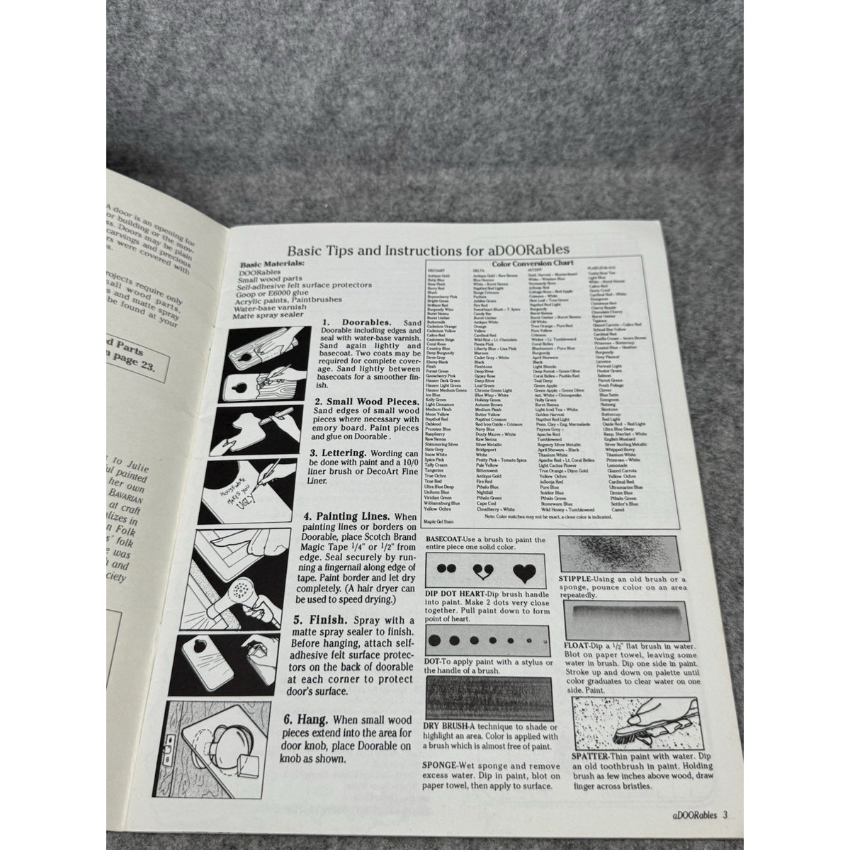 aDOORables Julie McGuffee 1994 Door Hanger Painting Patterns 24 Designs