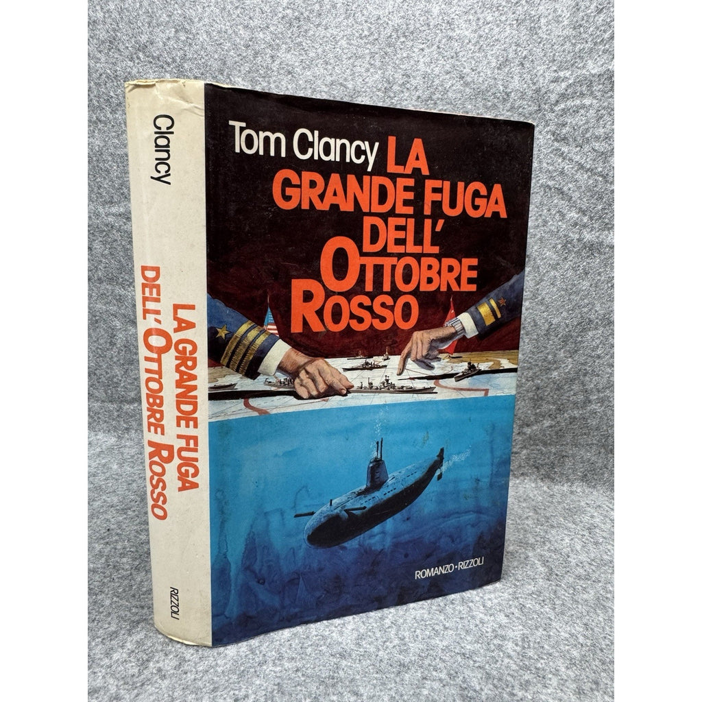 1986 Tom Clancy La Grande Fuga Dell’Ottobre Rosso 1st Italian HC DJ