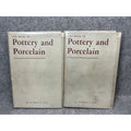 1944 The Book of Pottery and Porcelain Warren E Cox 2 Volumes HC Dust Jackets