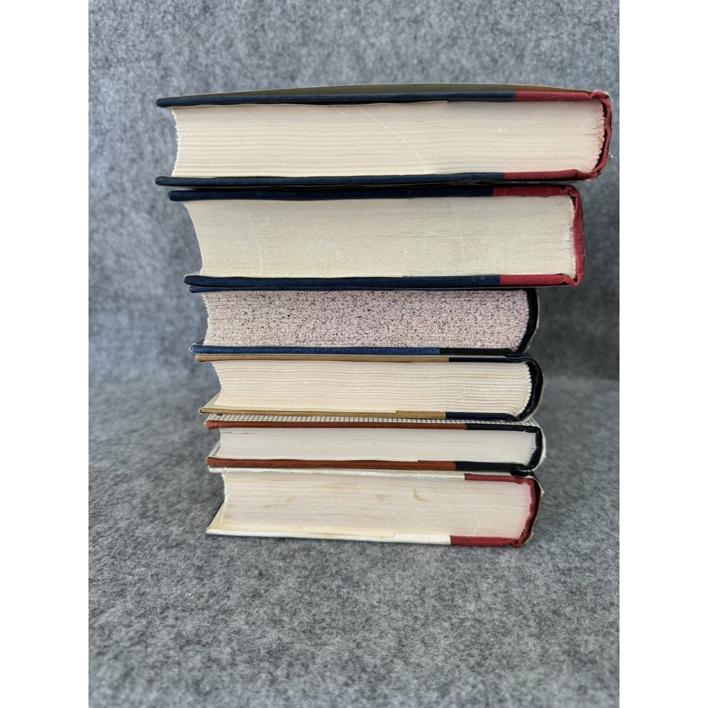Isaac Asimov 6 HC Lot First Edition Foundation Edge Earth Robots