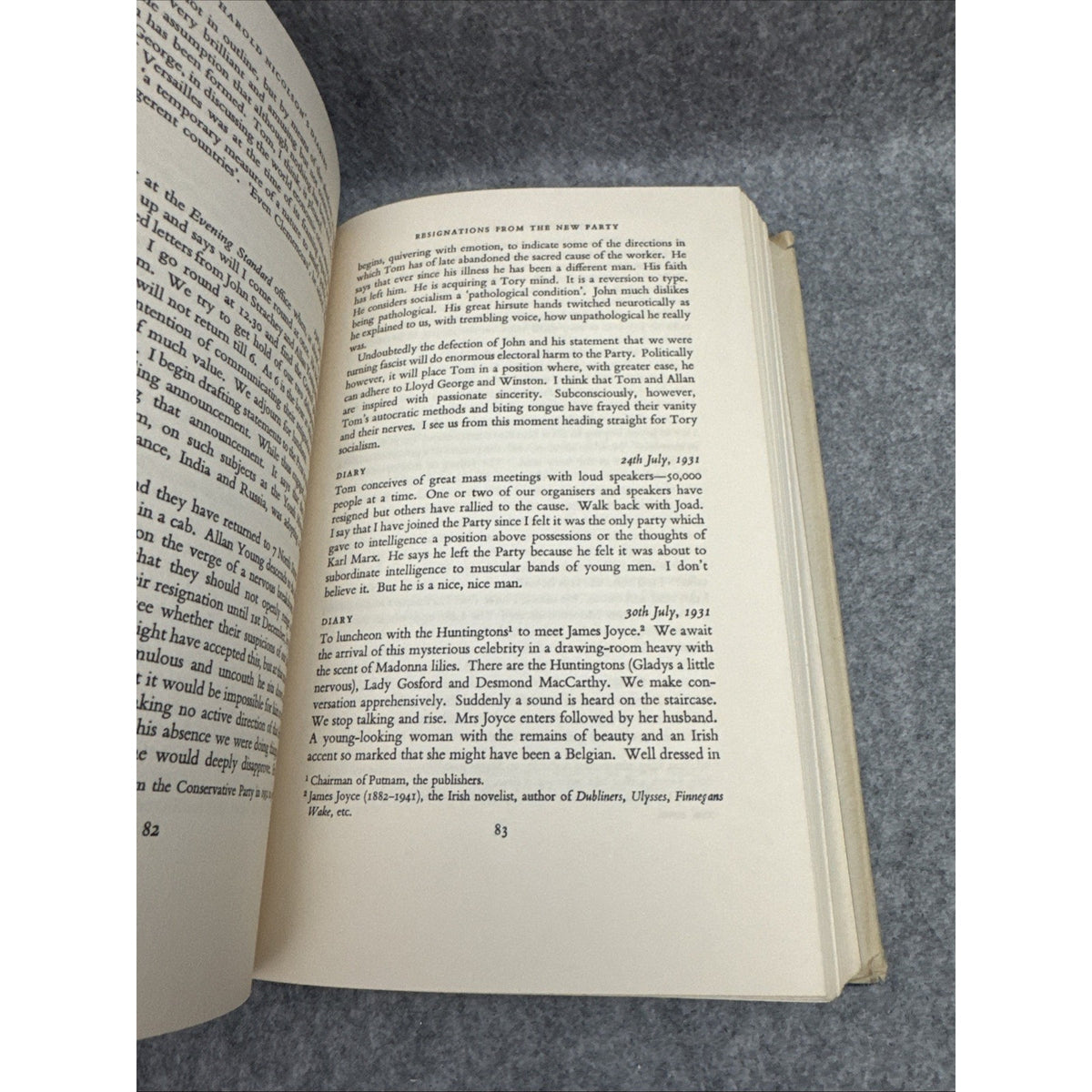 Diaries & Letters 1930-1939 Harold Nicholsen 1966 Atheneum HCDJ