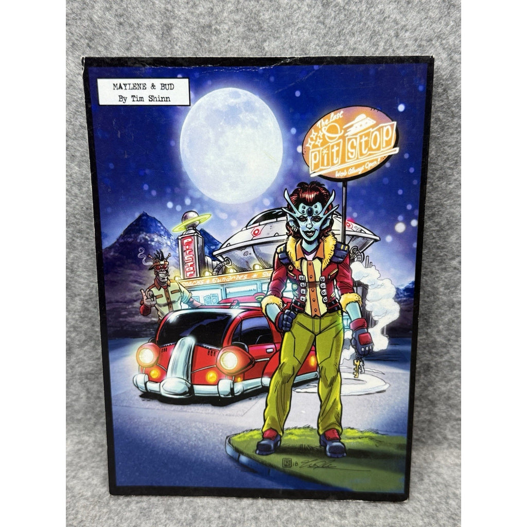 Impossible Space Tales of the Last Pit Stop Dan Nokes Signed Original Sketch