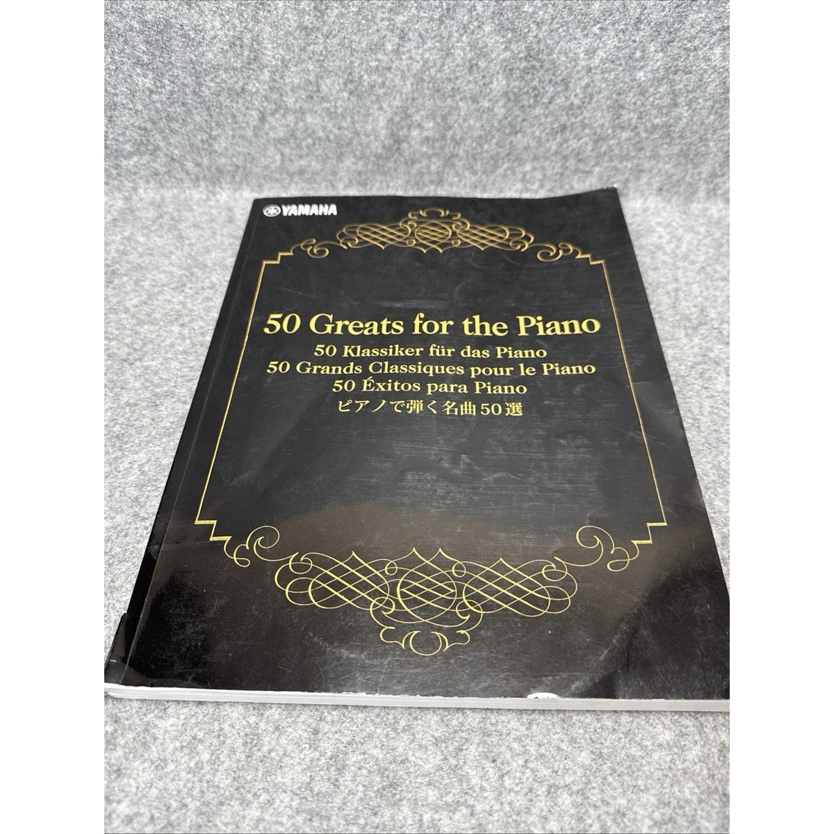 50 Greats for the Piano Yamaha Sheet Music Paperback Book