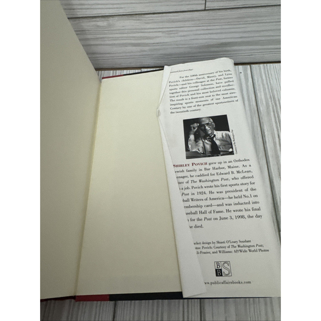 All Those Mornings... At the Post by Shirley Povich (2005, Hardcover) 1st Ed./DJ
