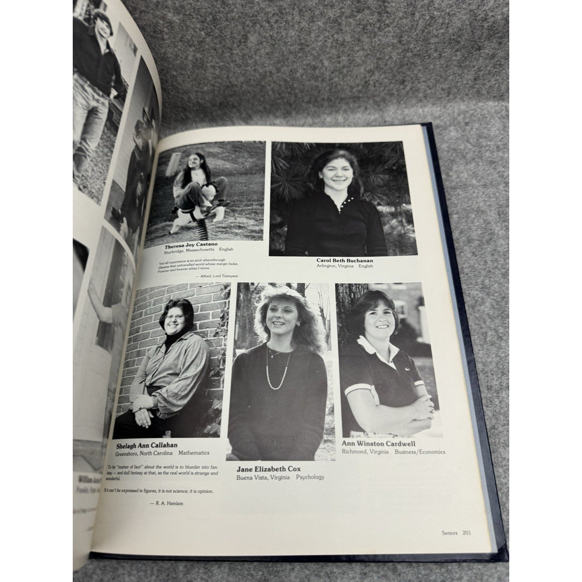 1982 Yellow Jacket Randolph-Macon College Ashland VA Yearbook HC