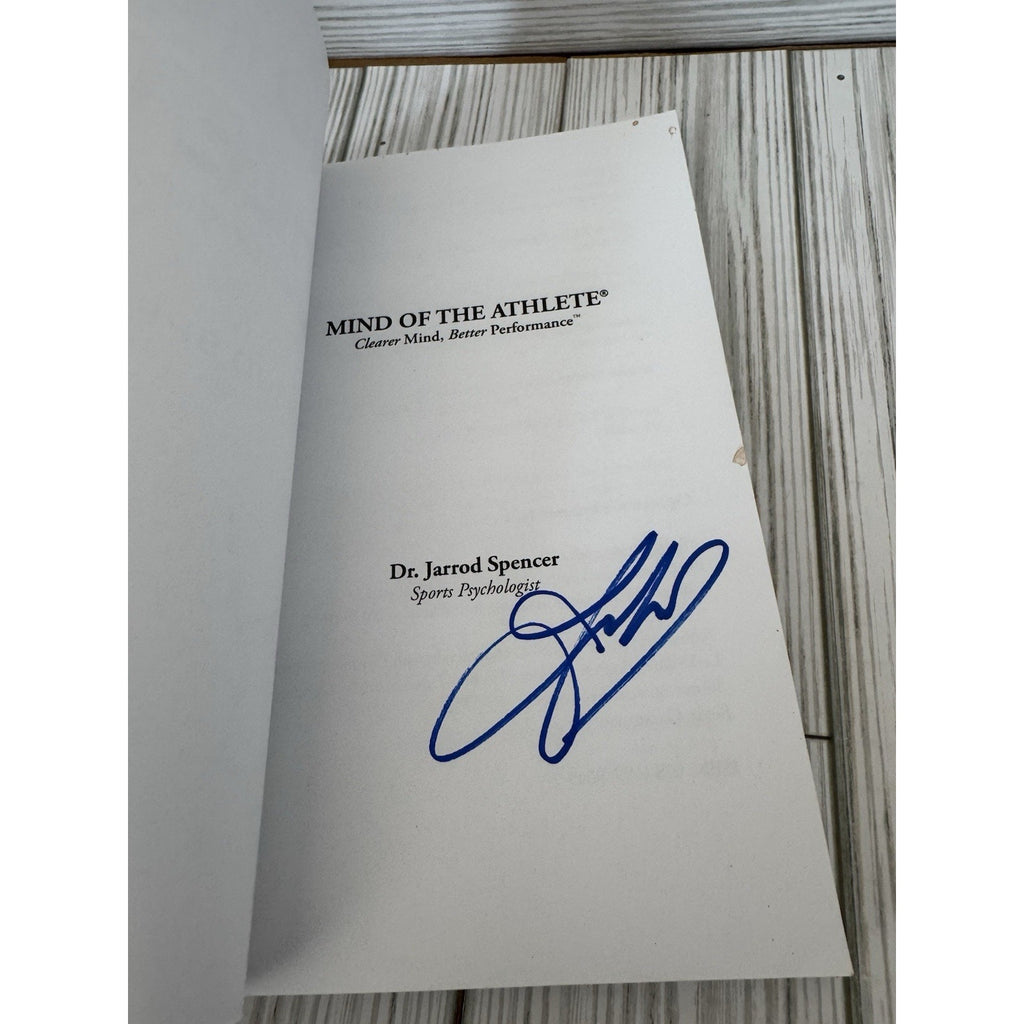 Mind of the Athlete PB Signed Jarrod Spencer Sports Psychology