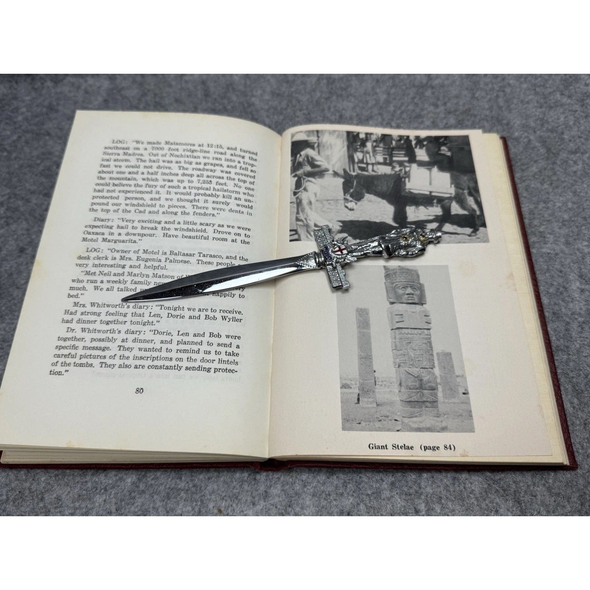 Diary Into the Unknown Whitworth 1961 1st Ed ESP Telepathy Paranormal HC
