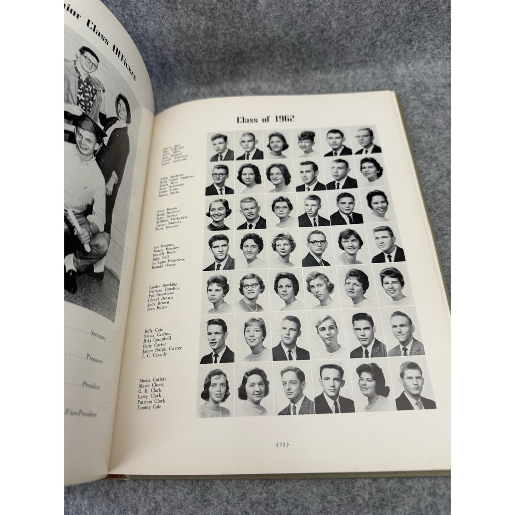 1961 Cavalier Yearbook George Washington HS Danville VA Signed