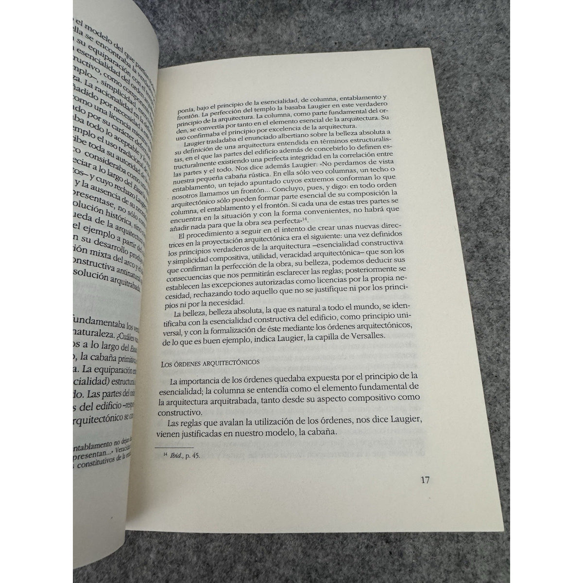 Ensayo Sobre la Arquitectura Marc-Antoine Laugier 1999 Akal Spanish PB