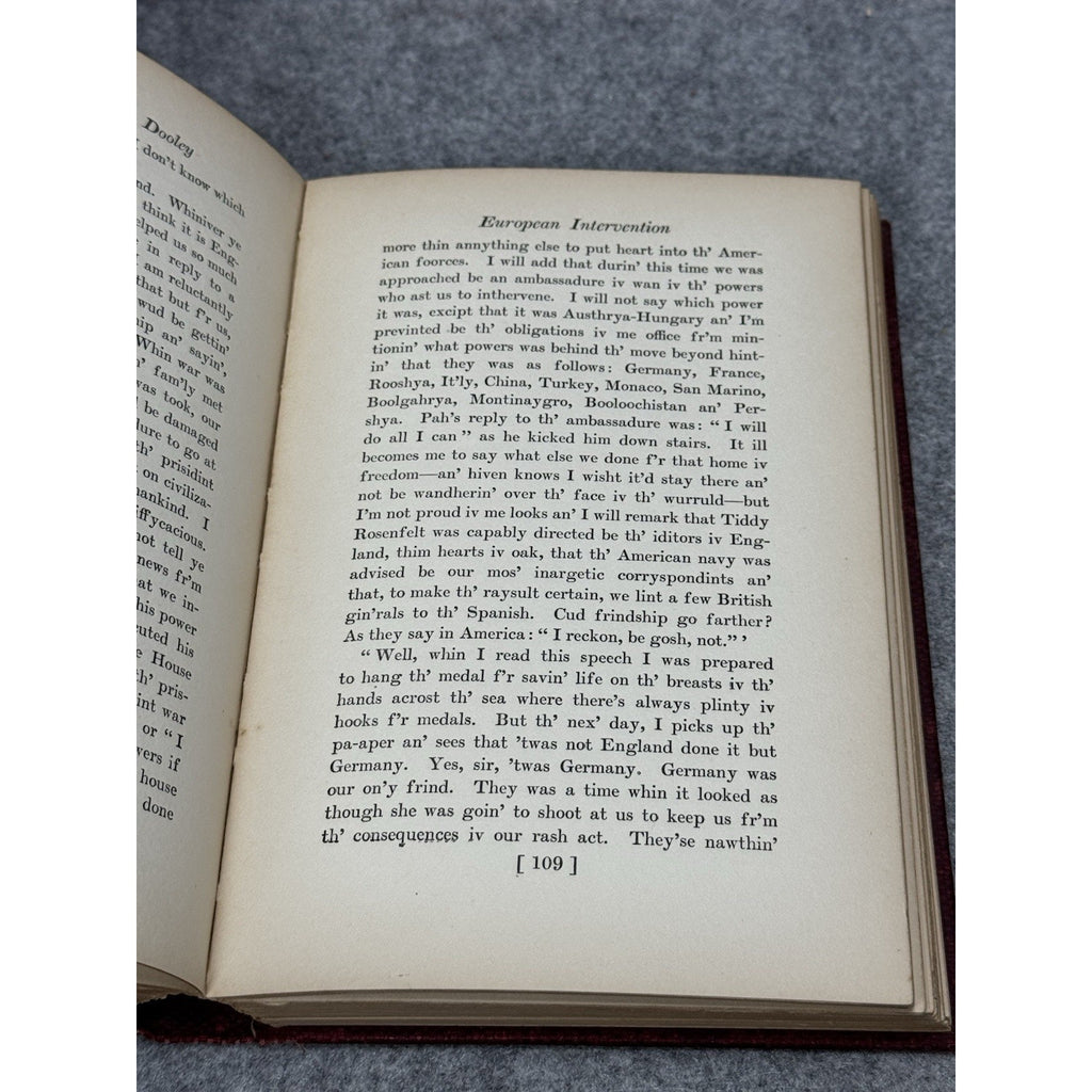 Observations by Mr. Dooley 1902 First Edition First Impression Finley P Dunne