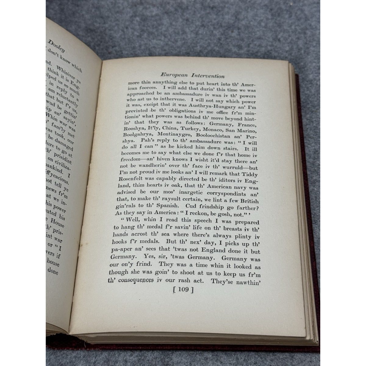 Observations by Mr. Dooley 1902 First Edition First Impression Finley P Dunne