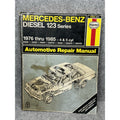 1987 Haynes Mercedes-Benz Diesel W123 1976-1985 Repair Manual 240D 300D 300TD