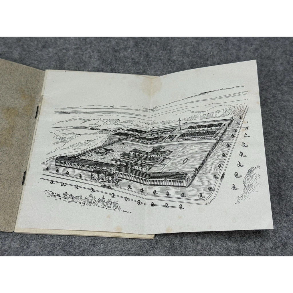 1915 Minnesota State Prison Handbook Stillwater Convict Labor Foldout Maps