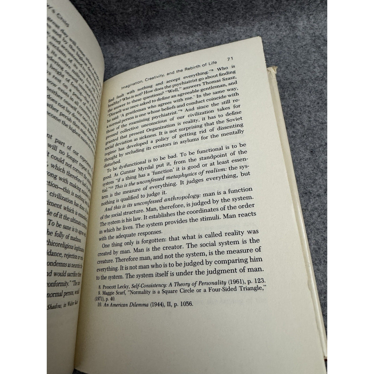 1972 Tomorrow’s Child Rubem Alves 1st Edition HC DJ Creativity Culture