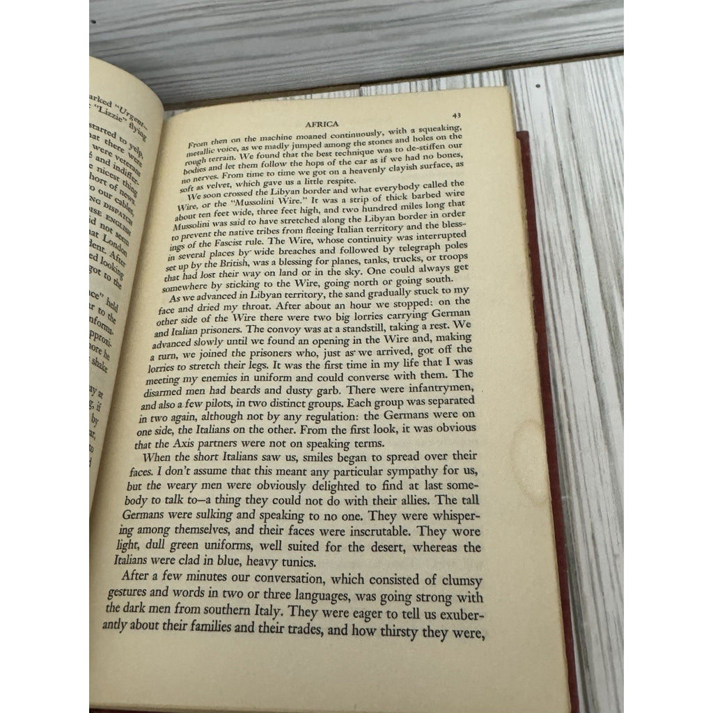 Journey Among Warriors Eve Curie 1943 First Edition Doubleday HC