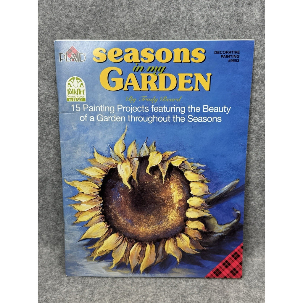 2002 Seasons in My Garden Trudy Beard Plaid 9653 Decorative Painting Patterns