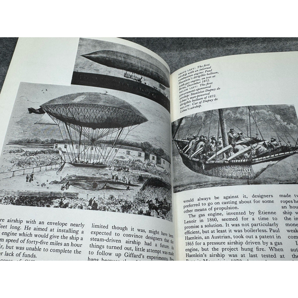 1974 The Airship A History Basil Collier 1st American Ed Zeppelin WWI HC