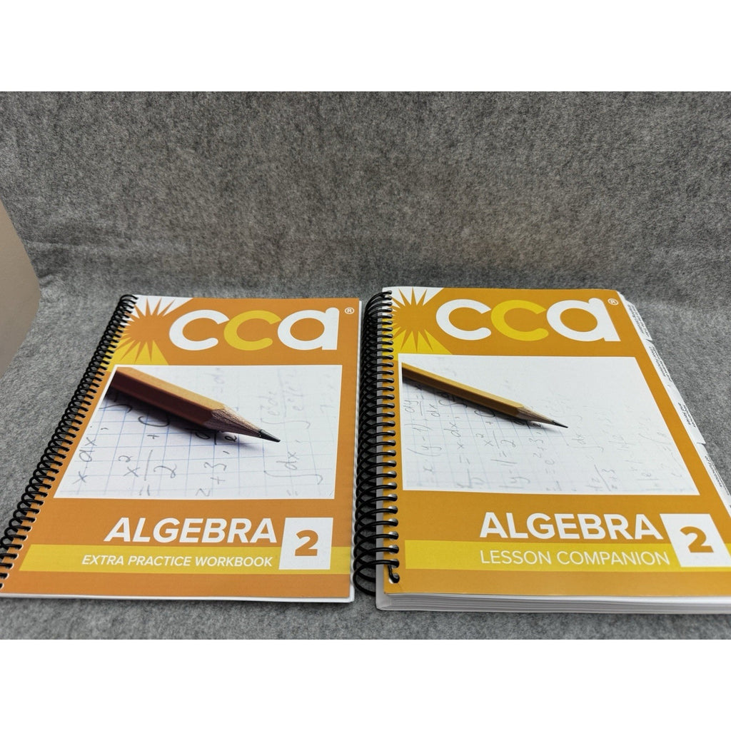 CCA Algebra 2 Workbook & Lesson Companion Set Spiral Like New
