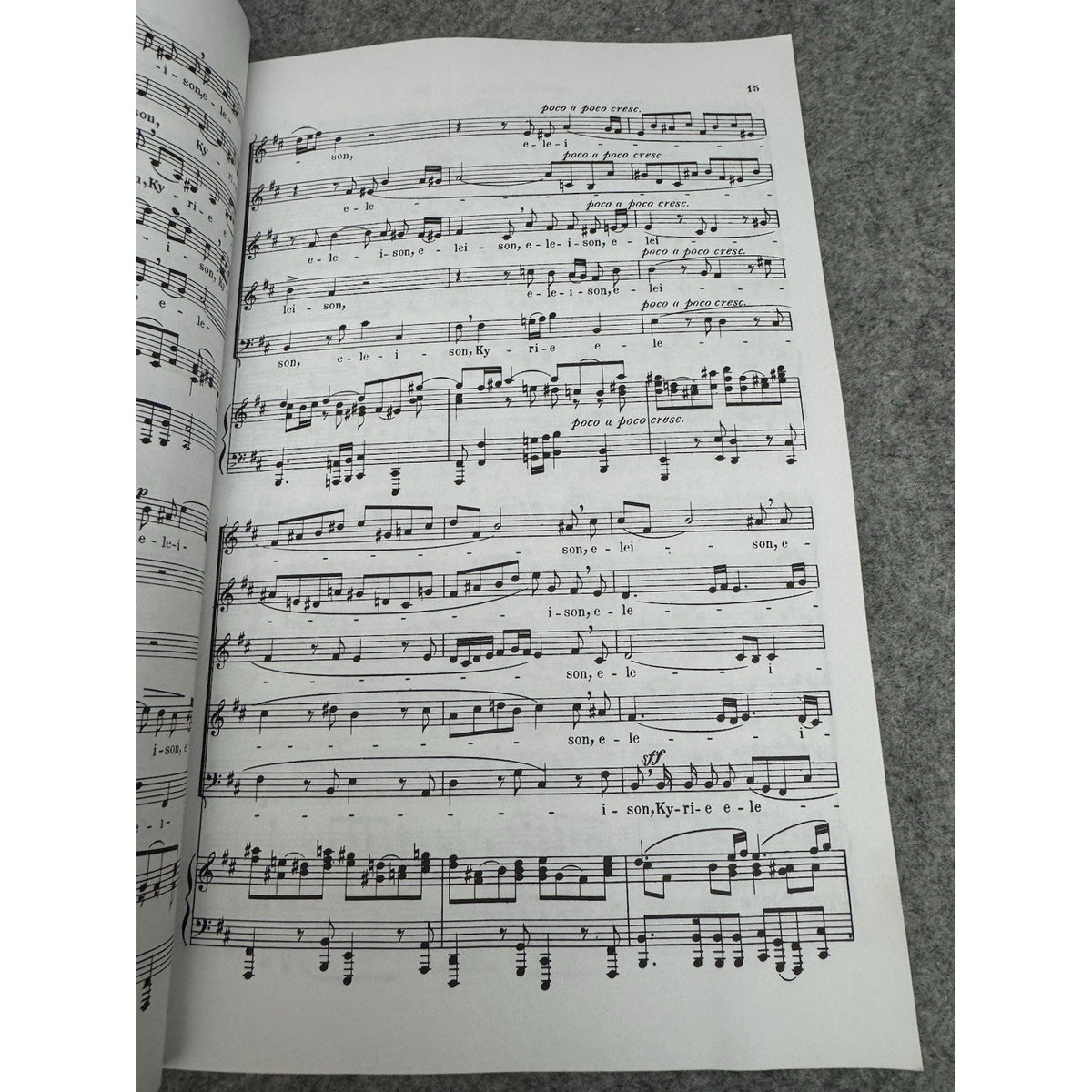 J.S. Bach Sacred Choral Works Mass in B Minor Vocal Score Schirmer