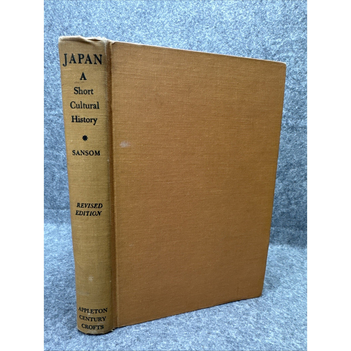 G B SANSOM / Japan A Short Cultural History 1st Edition 1943