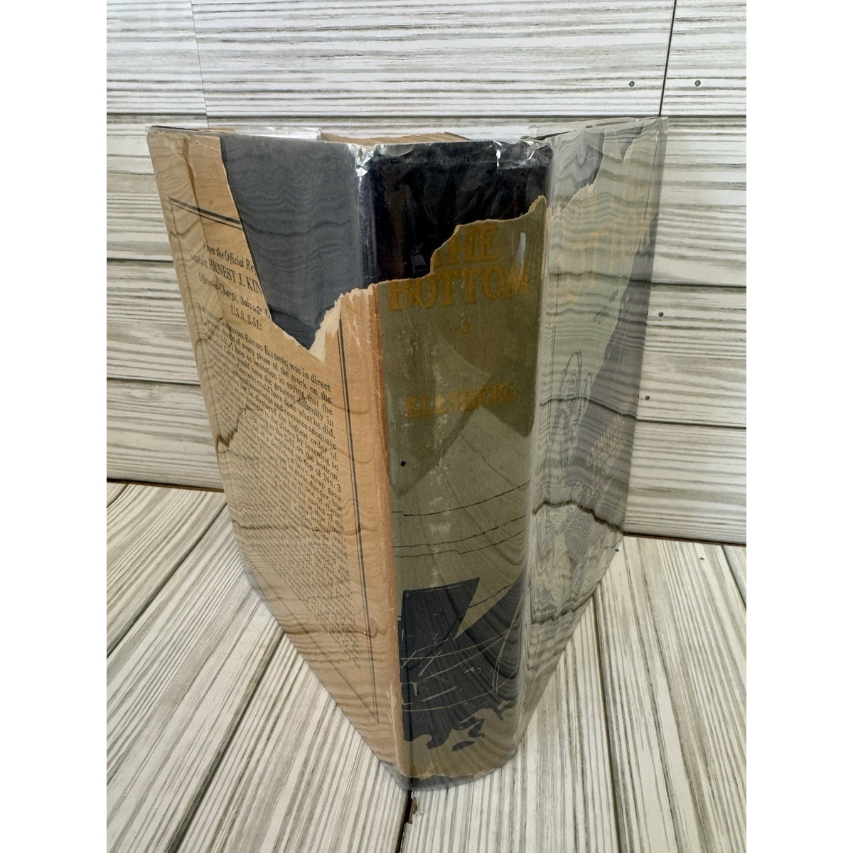 On the Bottom Edward Ellsberg 1929 Submarine Salvage Navy w/DJ