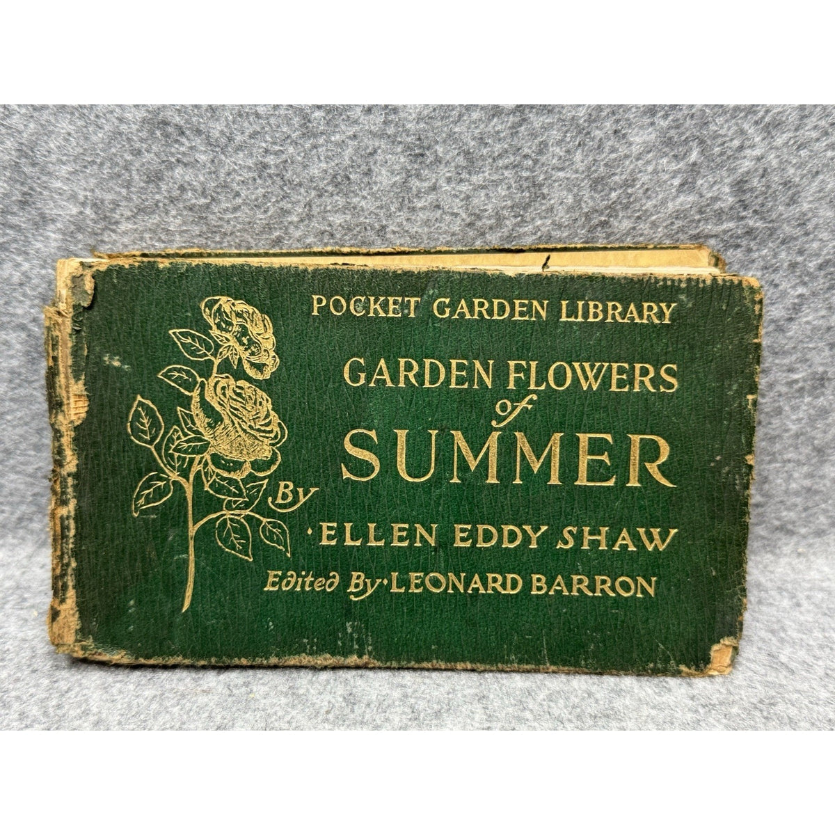 1917 Garden Flowers of Summer Ellen Eddy Shaw Pocket Guide Color Plates