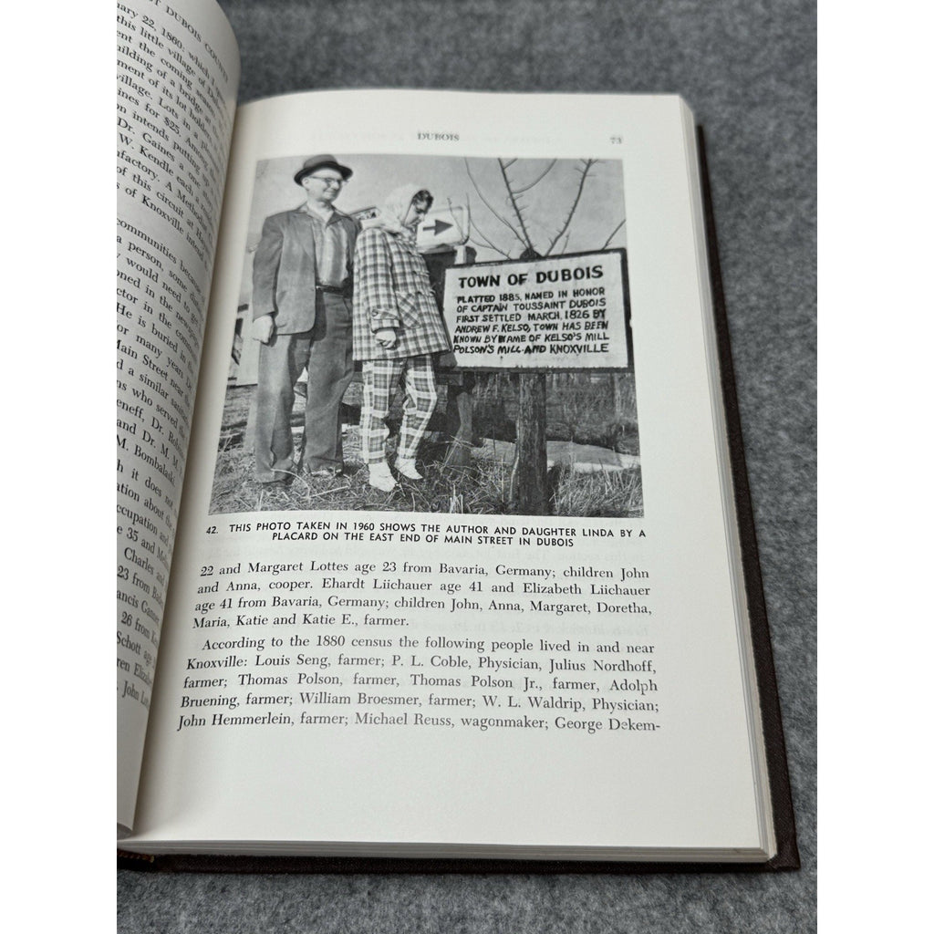 Rare 1970 History of Northeast Dubois County Indiana SIGNED Kreitzer Genealogy