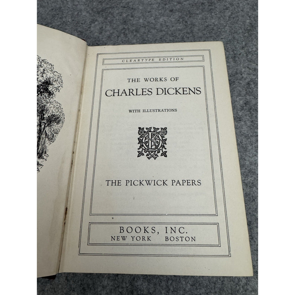 Charles Dickens The Pickwick Papers Vol VI HC Illustrated Cleartype Edition