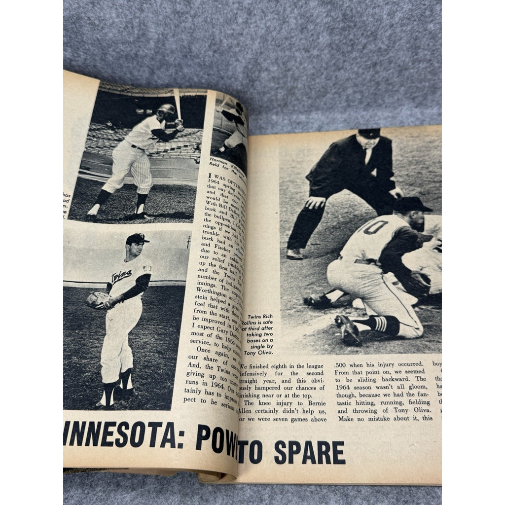 1965 Sports Special Baseball Magazine Mickey Mantle Willie Mays Trade Cover