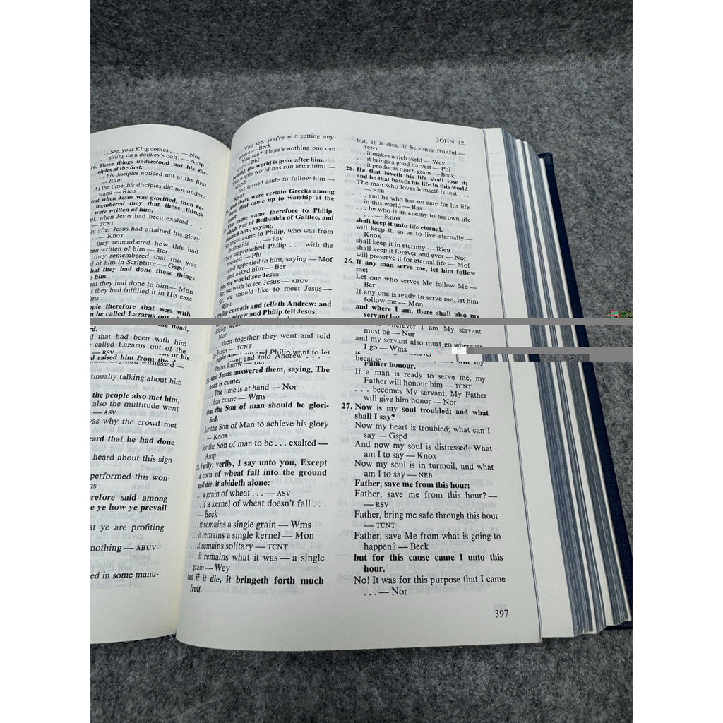 1967 New Testament From 26 Translations Curtis Vaughan Zondervan Hardcover