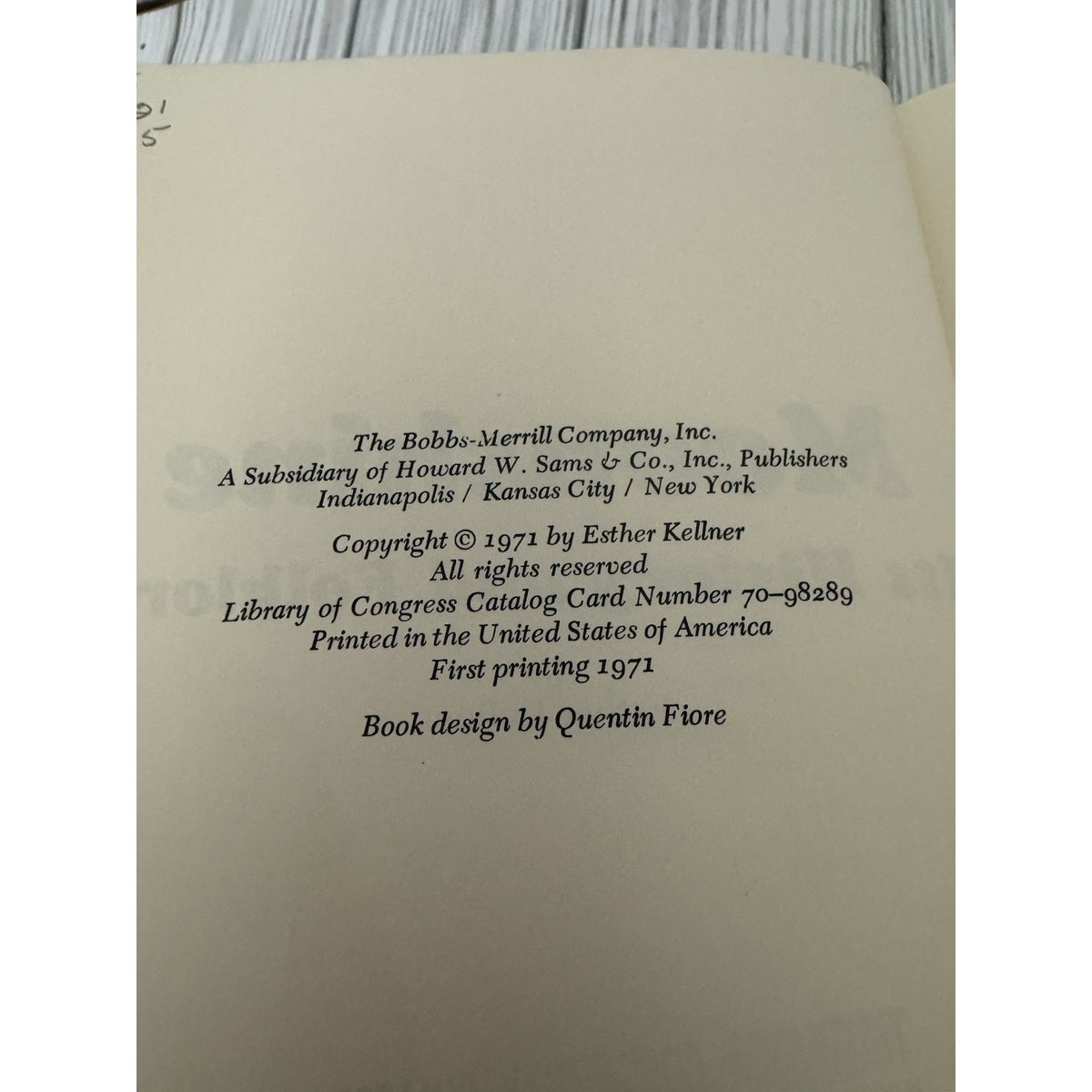 Moonshine Its History and Folklore Esther Kellner 1971 HC