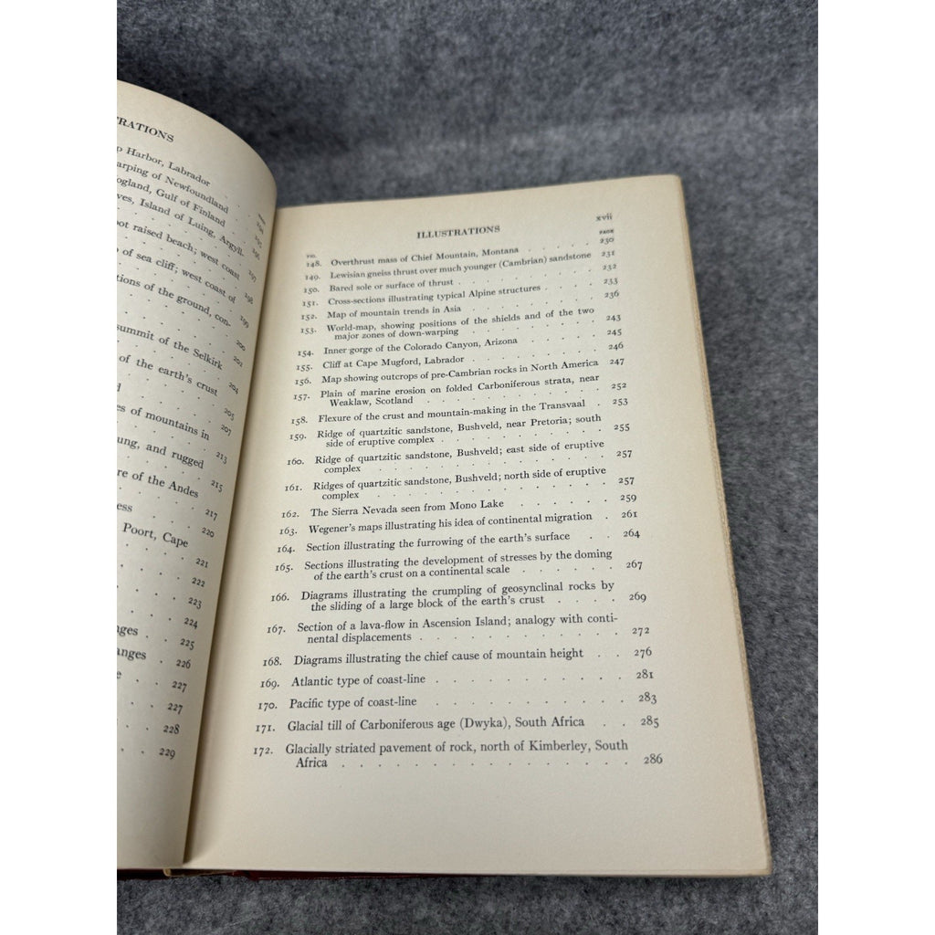 1926 Our Mobile Earth Reginald Daly First Edition Illustrated Geology Volcanoes