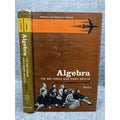 1960 Algebra Its Big Ideas Basic Skills Book 1 Vintage Math Textbook Airplane