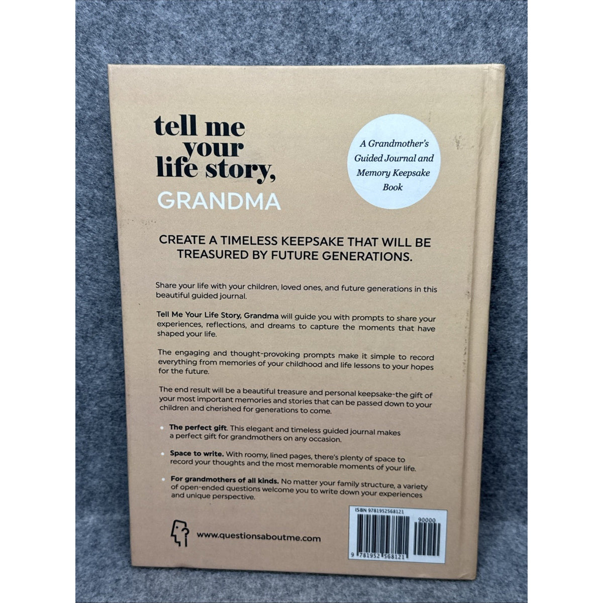 Tell Me Your Life Story, Grandma : A Grandmother's Guided Journal and Memory...