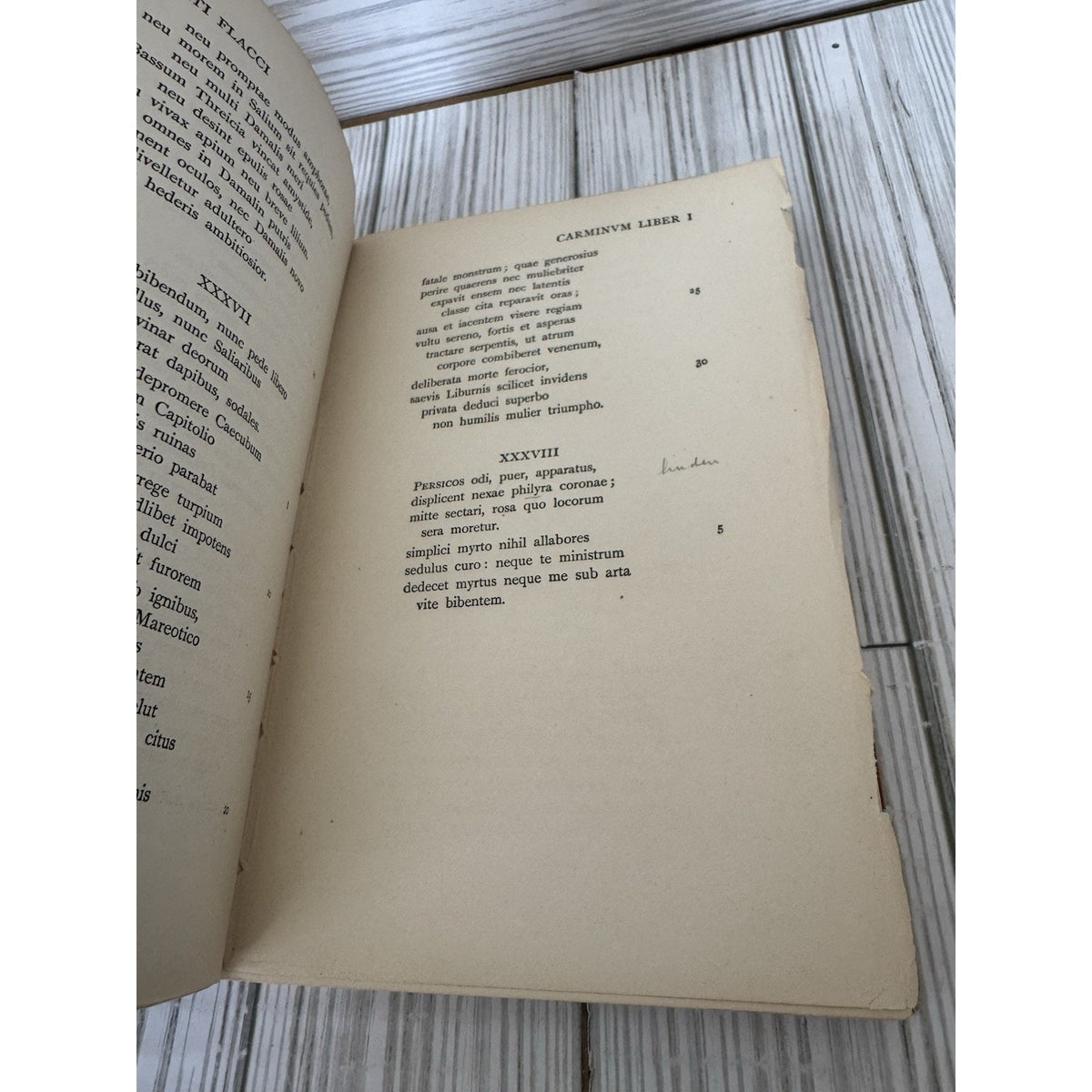 Q Horati Flacci Opera Oxford Clarendon Latin Softcover Antique